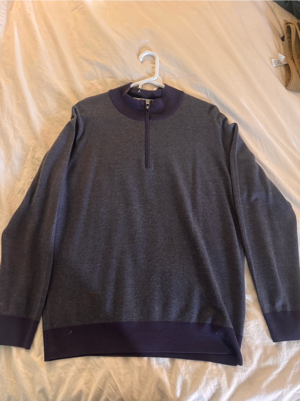 Zegna Cashmere Quarter-Zip Knit Sweater